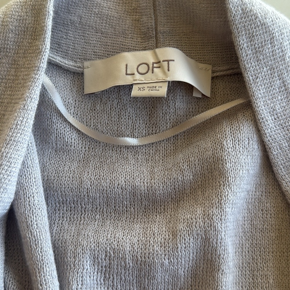 LOFT Open Front Cardigan - Picture 2 of 4